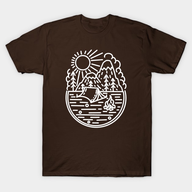 Hiking Camping Lake Life T-Shirt by uncommontee